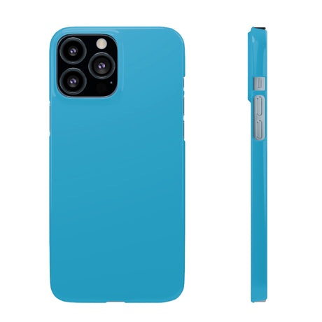 Bright Cerulean iPhone Case (Slim) iPhone 13 Pro Max Glossy Phone Case