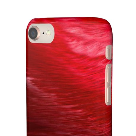 Red Feather Ink Art iPhone Case (Slim) Phone Case