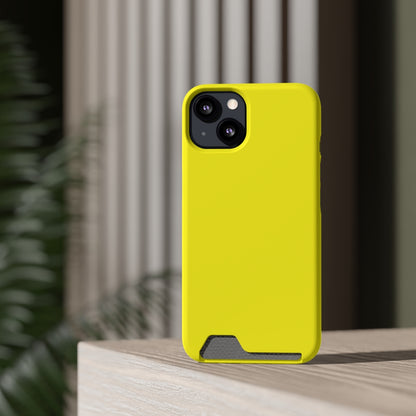 Cadmium Yellow iPhone Case (Card) Phone Case