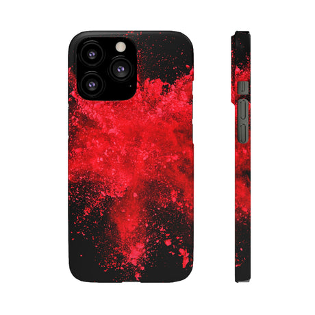 Red Explosion iPhone Case (Slim) iPhone 13 Pro Matte Phone Case