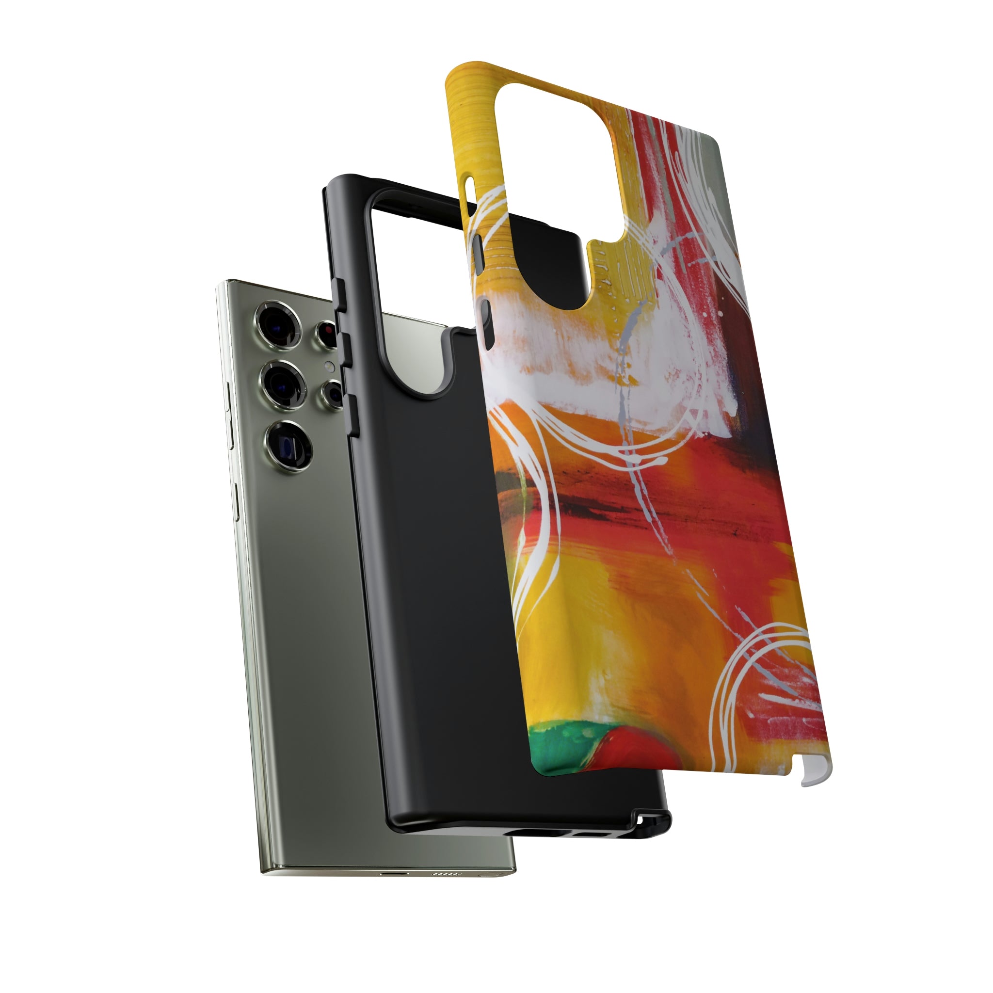 Abstract Yellow Android Case (Protective) Phone Case