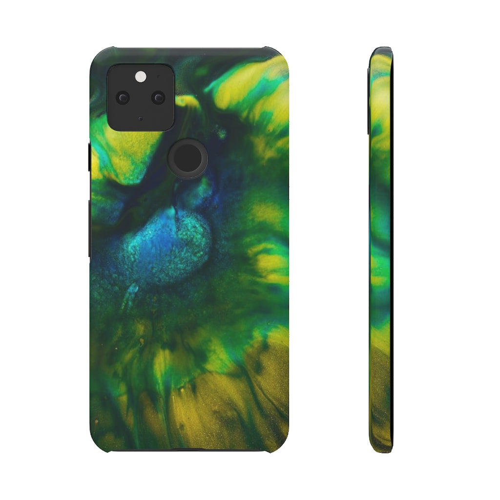 Dragon Eye Ink Art Android Case (Slim) Google Pixel 5 Glossy Phone Case