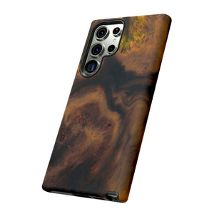 Brown Earth Ink Art Android Case (Protective) Phone Case