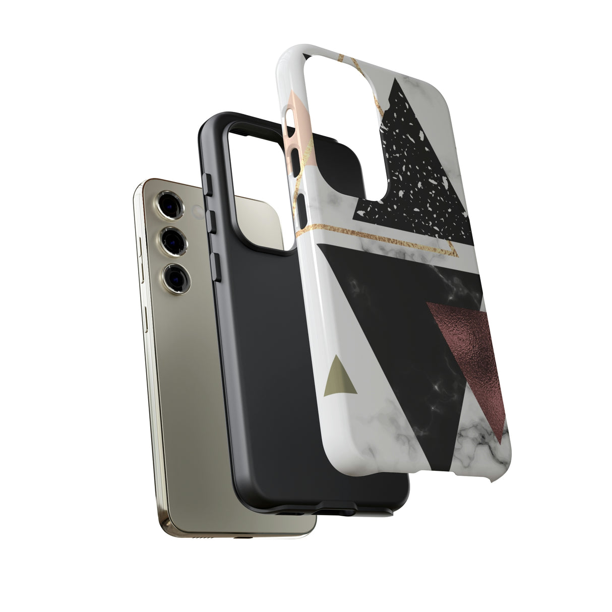 Rose Gold Triangles Android Case (Protective) Phone Case