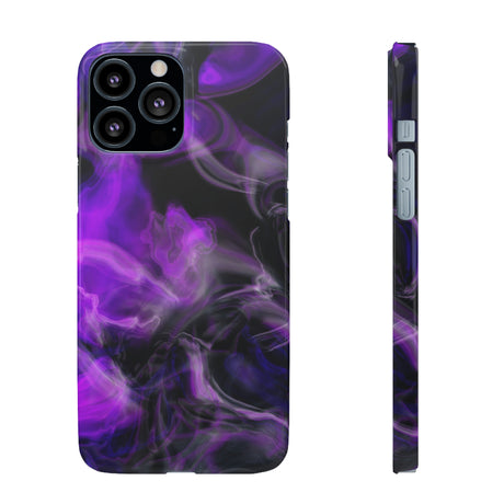 Purple Marble iPhone Case (Slim) iPhone 13 Pro Max Glossy Phone Case