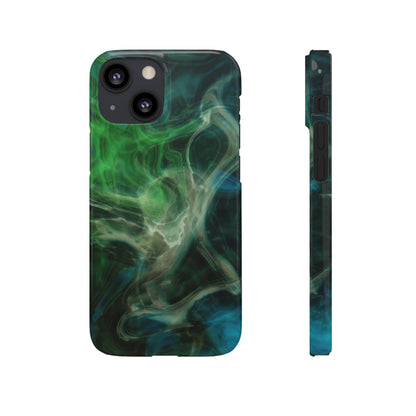 Green Marble iPhone Case (Slim) iPhone 13 Mini Glossy Phone Case