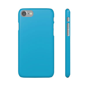 Bright Cerulean iPhone Case (Slim) iPhone 7 Glossy Phone Case