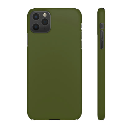 Army Green iPhone Case (Slim) iPhone 11 Pro Max Matte Phone Case