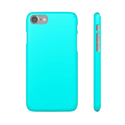 Aqua Blue iPhone Case (Slim) iPhone 7 Glossy Phone Case