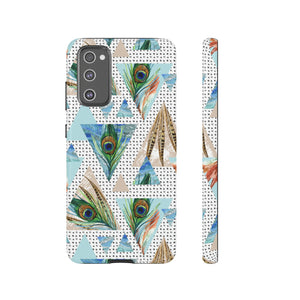 Peacock Feathers Android Case (Protective) Samsung Galaxy S20 FE Glossy Phone Case