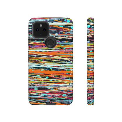 Stripe Art Android Case (Protective) Google Pixel 5 5G Glossy Phone Case