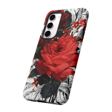 Cheruse Gothic Flower Samsung Case (Protective) Phone Case