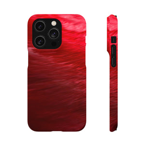 Red Feather Ink Art iPhone Case (Slim) iPhone 14 Pro Matte Phone Case