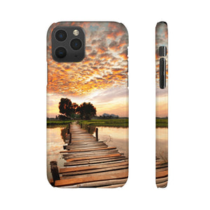 Sunset on the Tropical River Samsung/iPhone (Slim) Phone Case