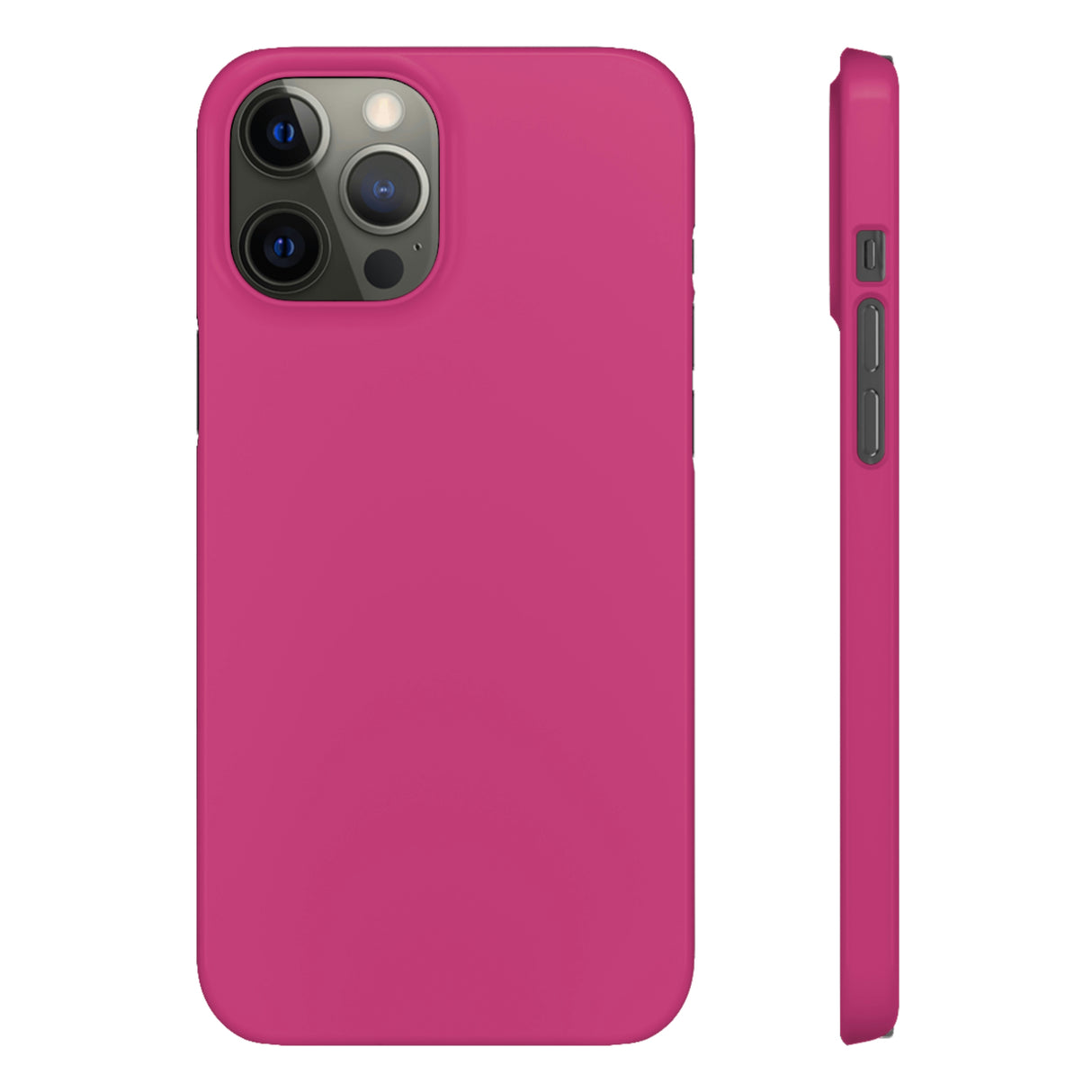 Fuchsia Purple iPhone Case (Slim) iPhone 12 Pro Max Glossy Phone Case