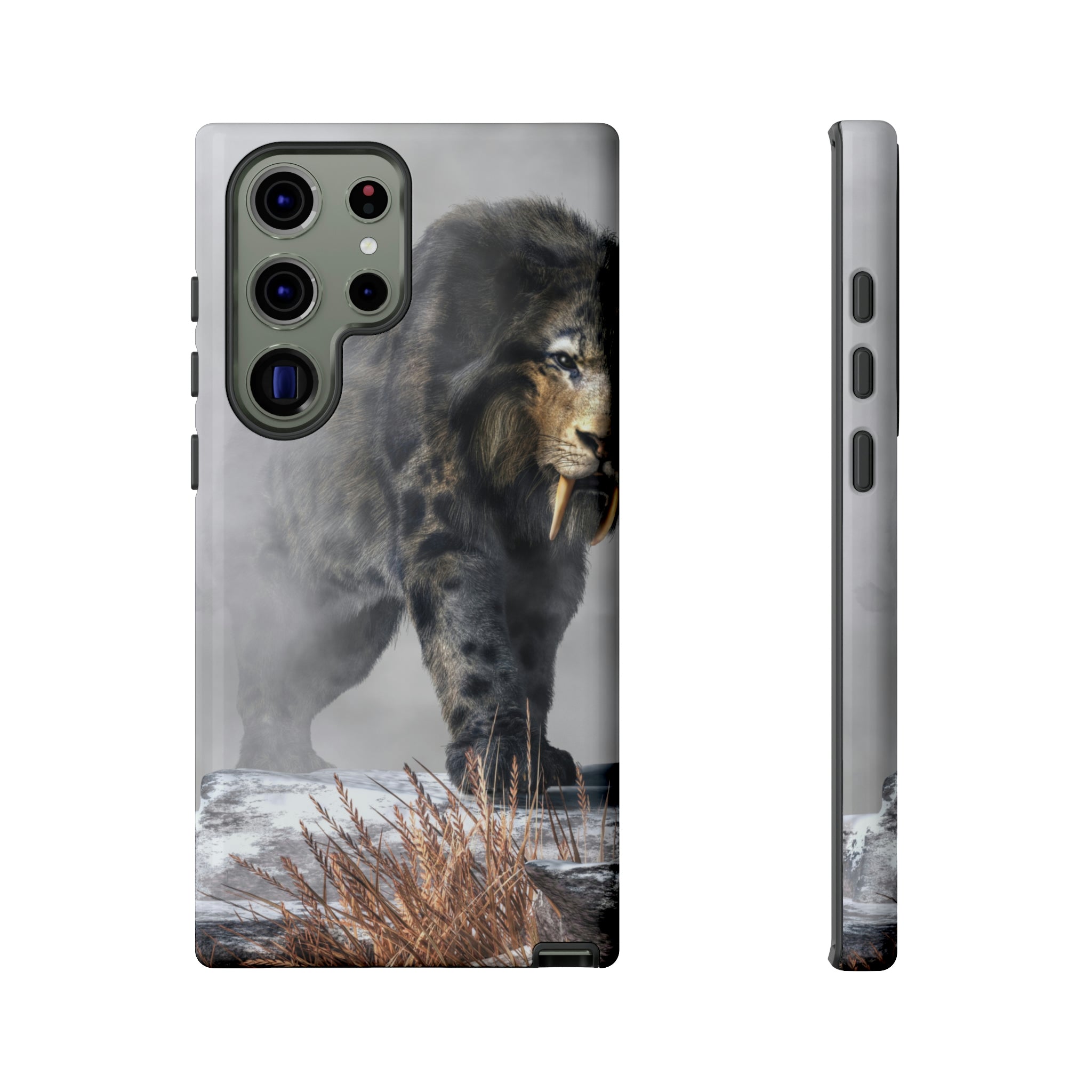 Saber Tooth Android Case (Protective) Samsung Galaxy S23 Ultra Glossy Phone Case