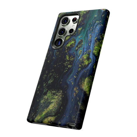 Blue Cosmos Ink Art Android Case (Protective) Phone Case