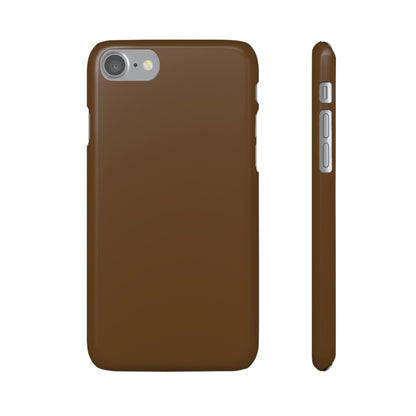 Dark Brown iPhone Case (Slim) iPhone 7 Glossy Phone Case