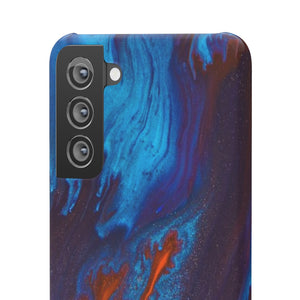 Orange Flame Ink Art Android Case (Slim) Phone Case