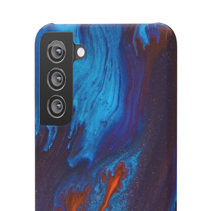 Orange Flame Ink Art Android Case (Slim) Phone Case