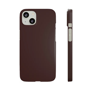 Dark Sienna Purple iPhone Case (Slim) iPhone 13 Matte Phone Case