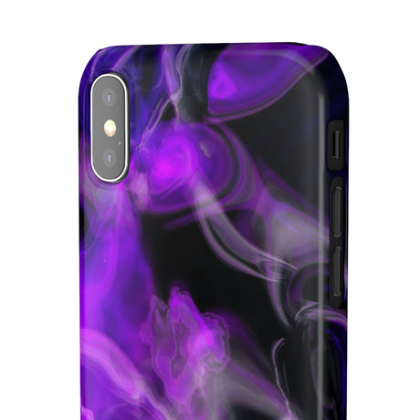 Purple Marble iPhone Case (Slim) Phone Case