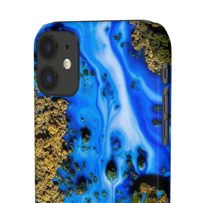 Blue River Ink Art iPhone Case (Slim) Phone Case