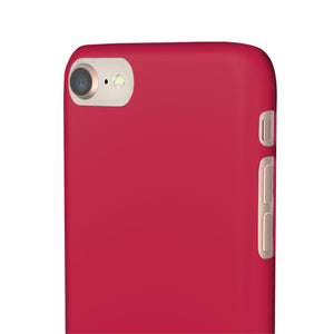 Bright Maroon iPhone Case (Slim) Phone Case