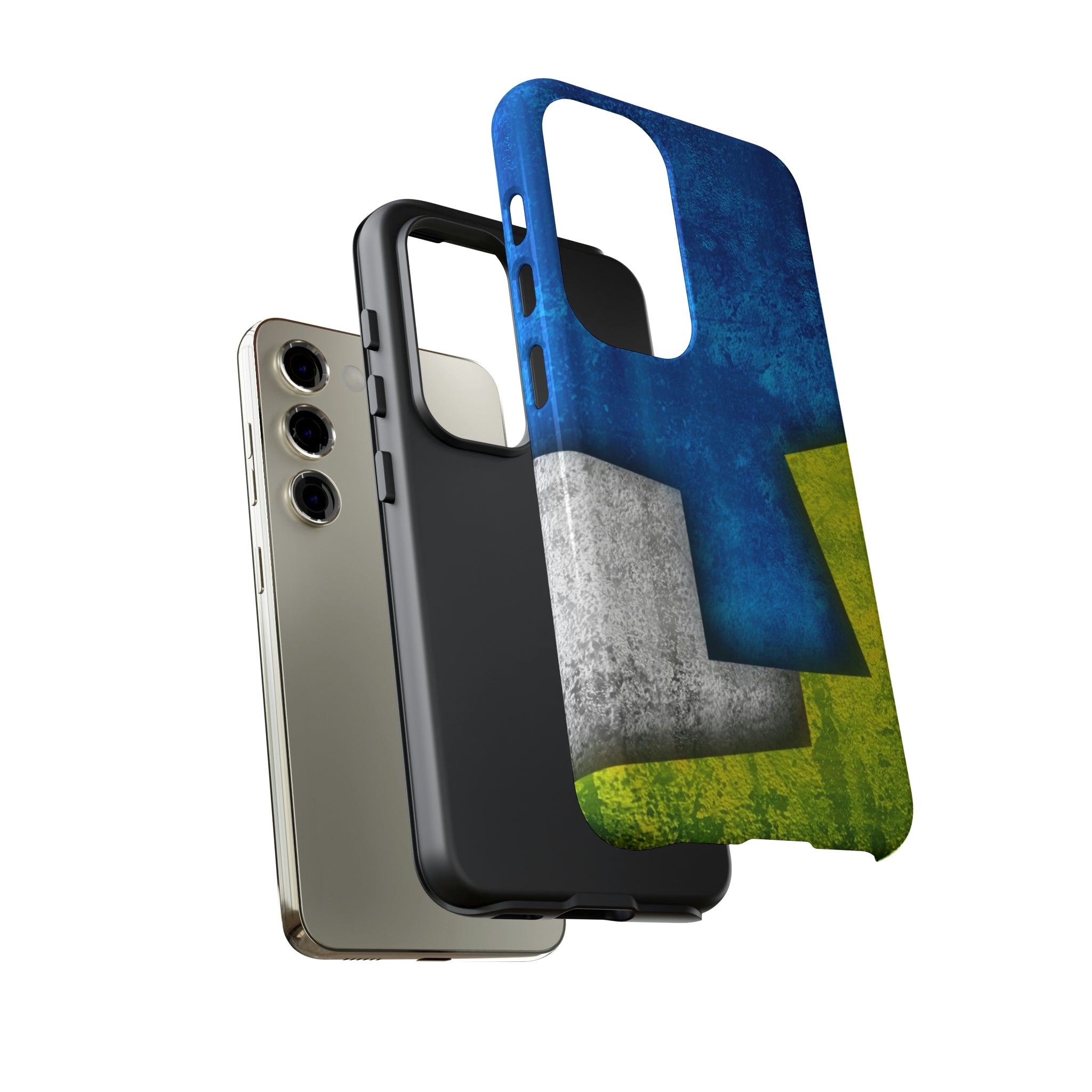 Blue Abstract Art Android Case (Protective) Phone Case