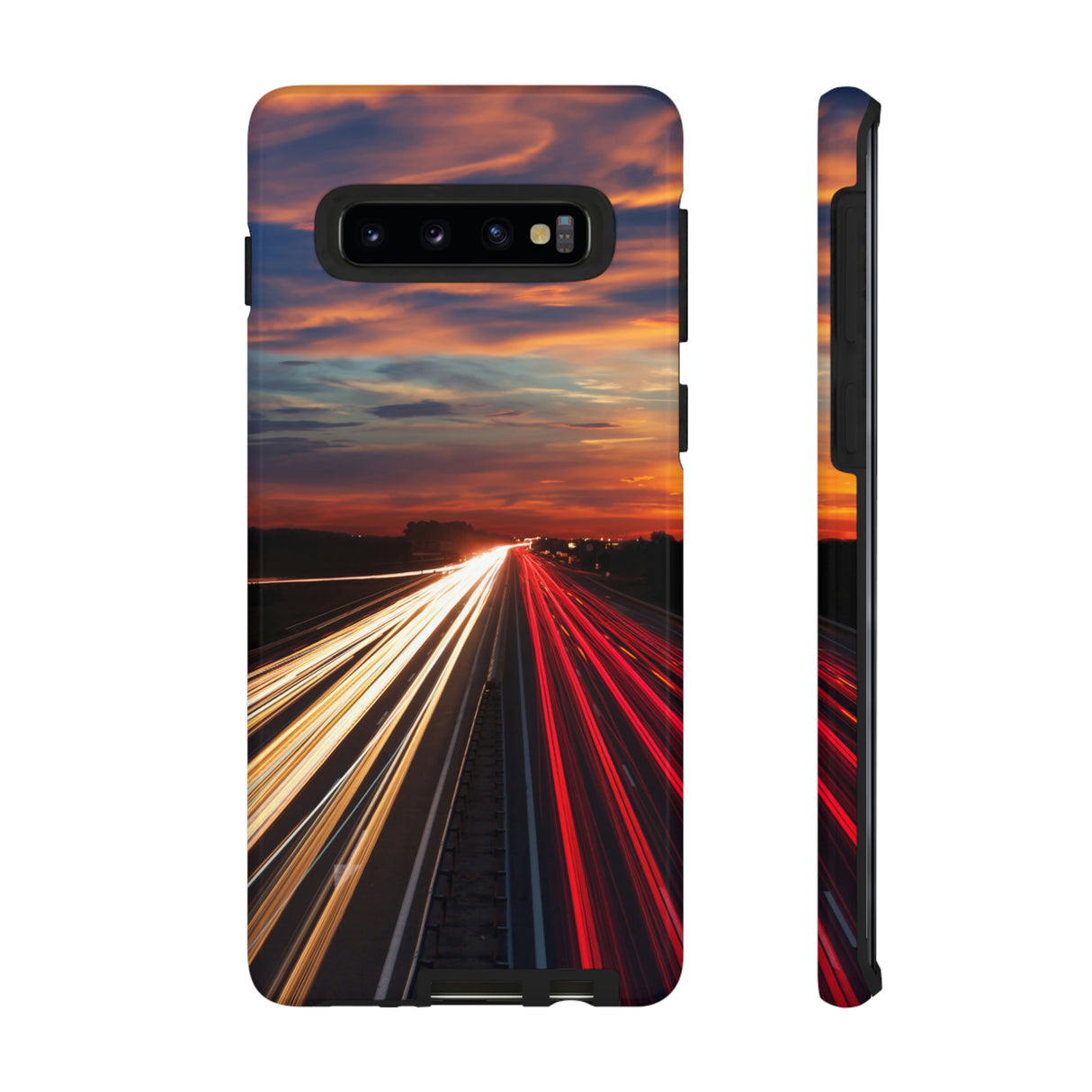 City Lights Android Case (Protective) Samsung Galaxy S10 Glossy Phone Case