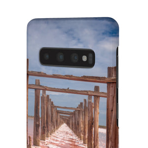 Pink Color of Salt Lake Samsung/iPhone (Slim) Samsung Galaxy S10 Glossy Phone Case