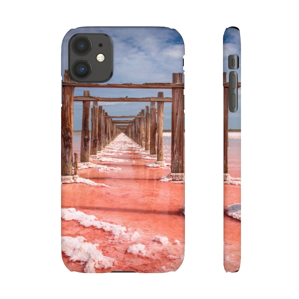 Pink Color of Salt Lake Samsung/iPhone (Slim) Phone Case