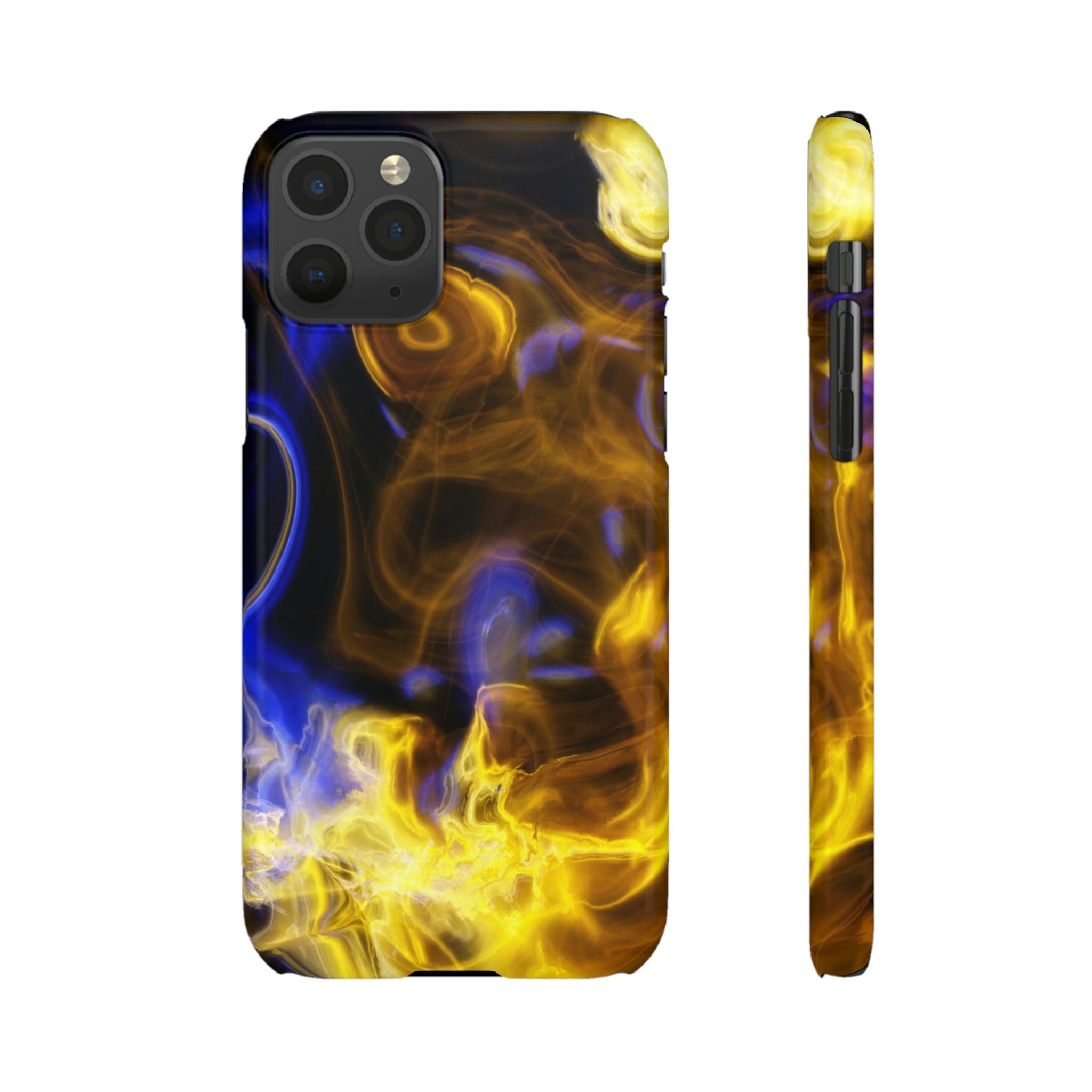 CASEBOB Phone Case iPhone 11 Pro / Glossy Yellow Marble iPhone Case (Slim)