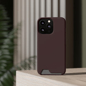 Dark Sienna iPhone Case (Card) Phone Case