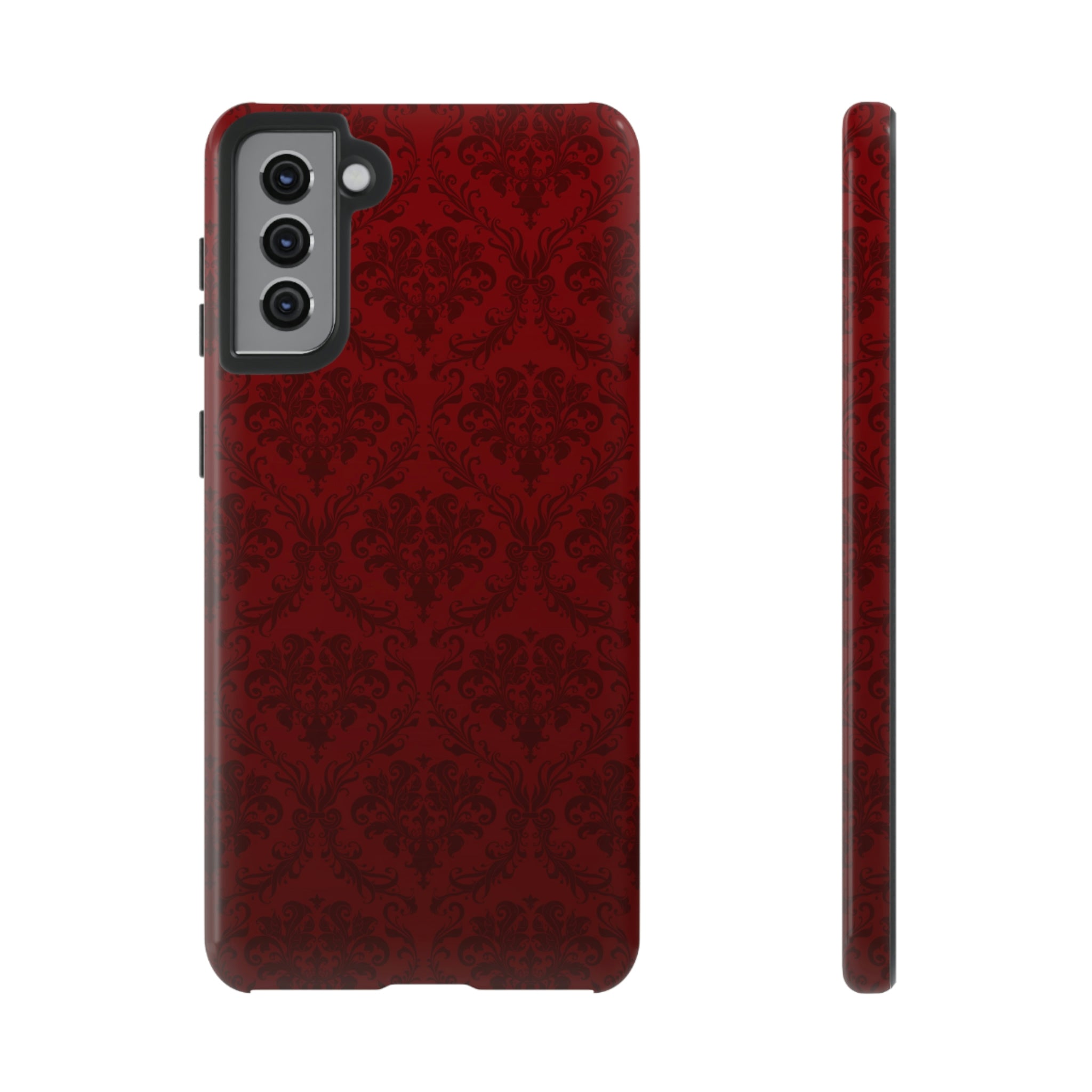 Dark Red Wallpaper Android Case (Protective) Samsung Galaxy S21 Plus Glossy Phone Case