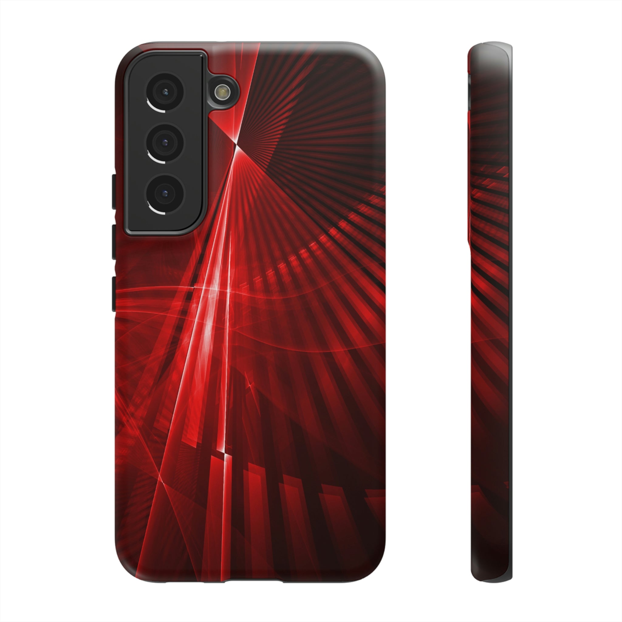 Red Disco Lights Android Case (Protective) Samsung Galaxy S22 Matte Phone Case