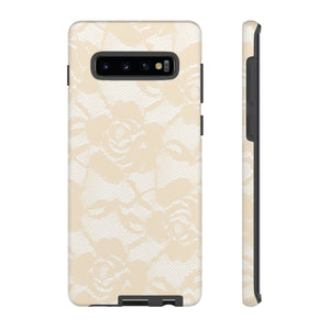 Ivory Rose Lace Gothic Flower Samsung Case (Protective) Samsung Galaxy S10 Plus Matte Phone Case