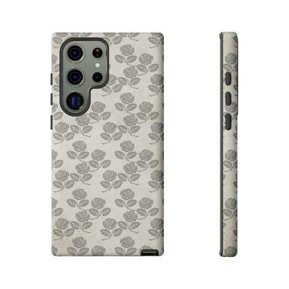 Roseniara Gothic Flower Samsung Case (Protective) Samsung Galaxy S23 Ultra Matte Phone Case