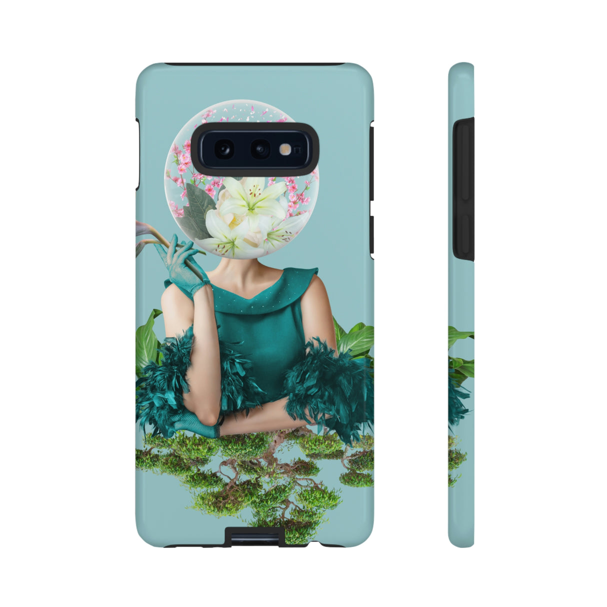 Contemporary Portrait Android Case (Protective) Samsung Galaxy S10E Glossy Phone Case