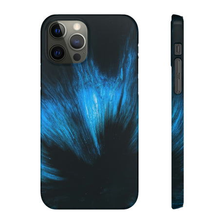 Midnight Shadow Ink Art iPhone Case (Slim) iPhone 12 Pro Glossy Phone Case