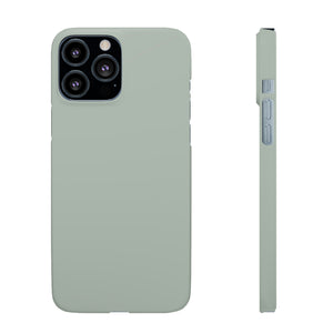 Ash Grey iPhone Case (Slim) iPhone 13 Pro Max Matte Phone Case