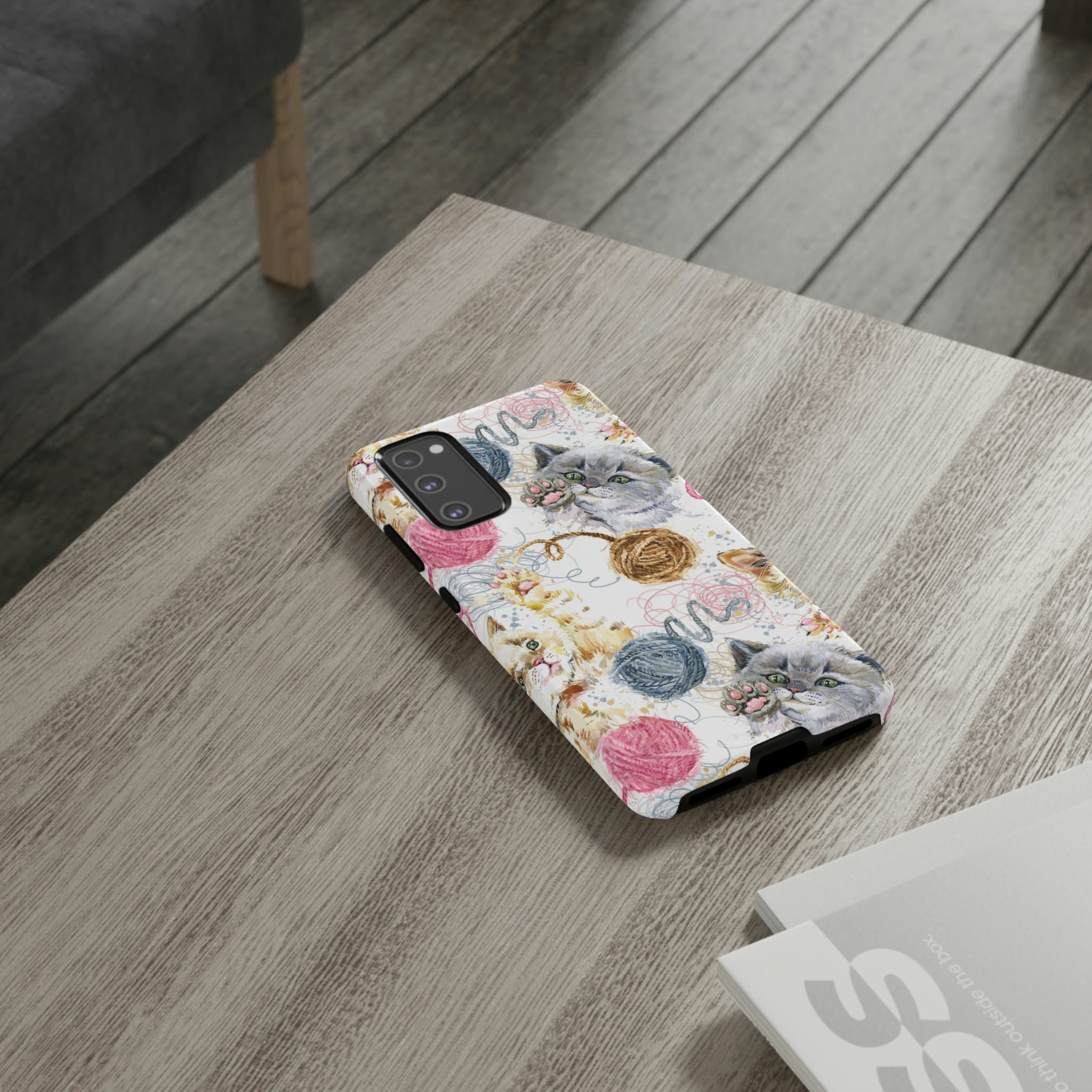 Cute Kitten Pattern Android Case (Protective) Phone Case