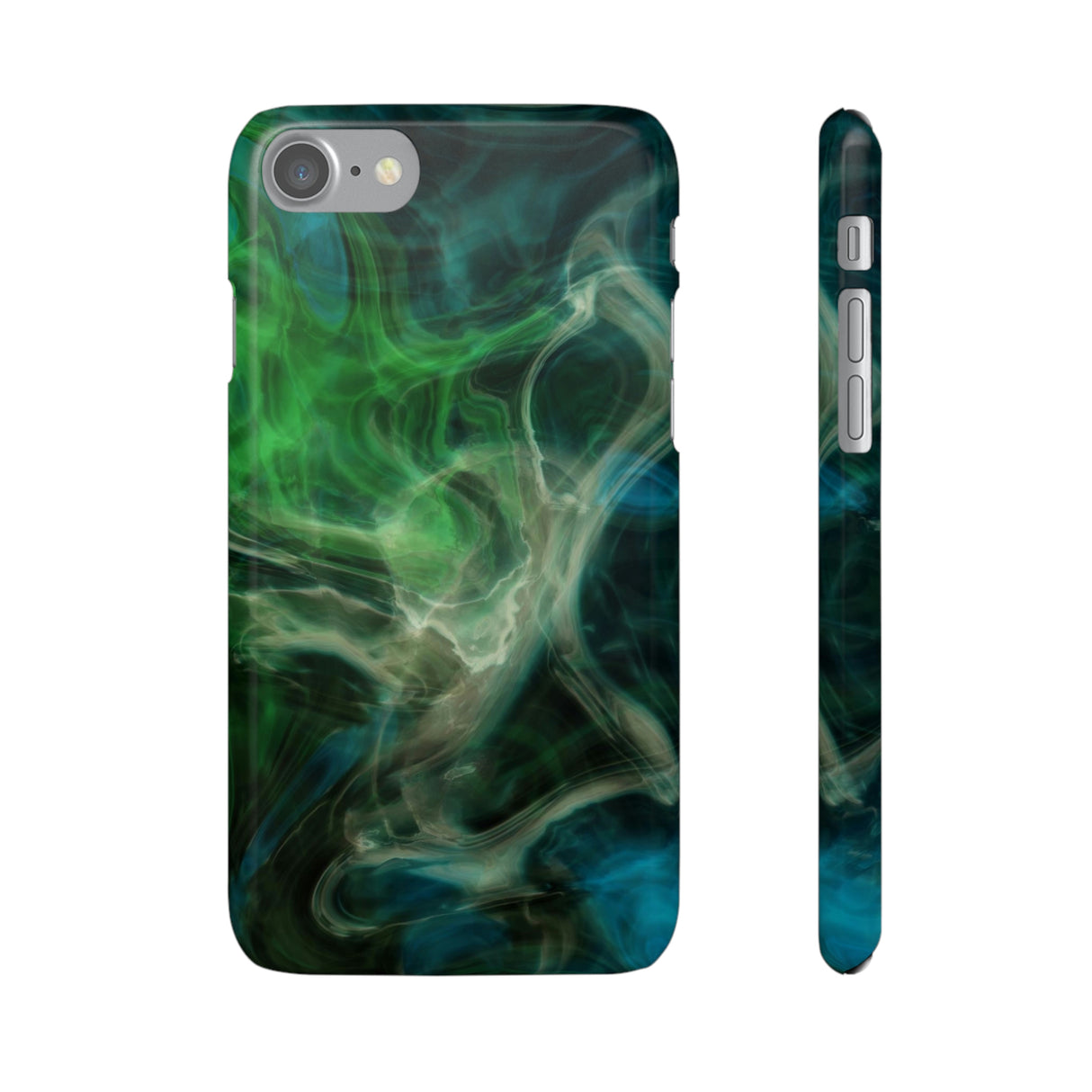 Green Marble iPhone Case (Slim) iPhone 7 Glossy Phone Case