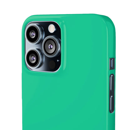 Caribbean Green iPhone Case (Slim) Phone Case