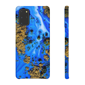 Blue River Ink Art Android Case (Slim) Samsung Galaxy S20+ Glossy Phone Case