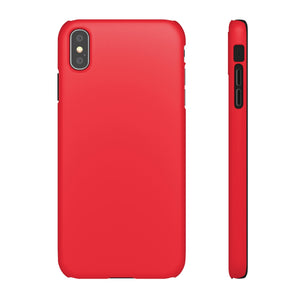 Imperial Red iPhone Case (Slim) iPhone XS MAX Matte Phone Case