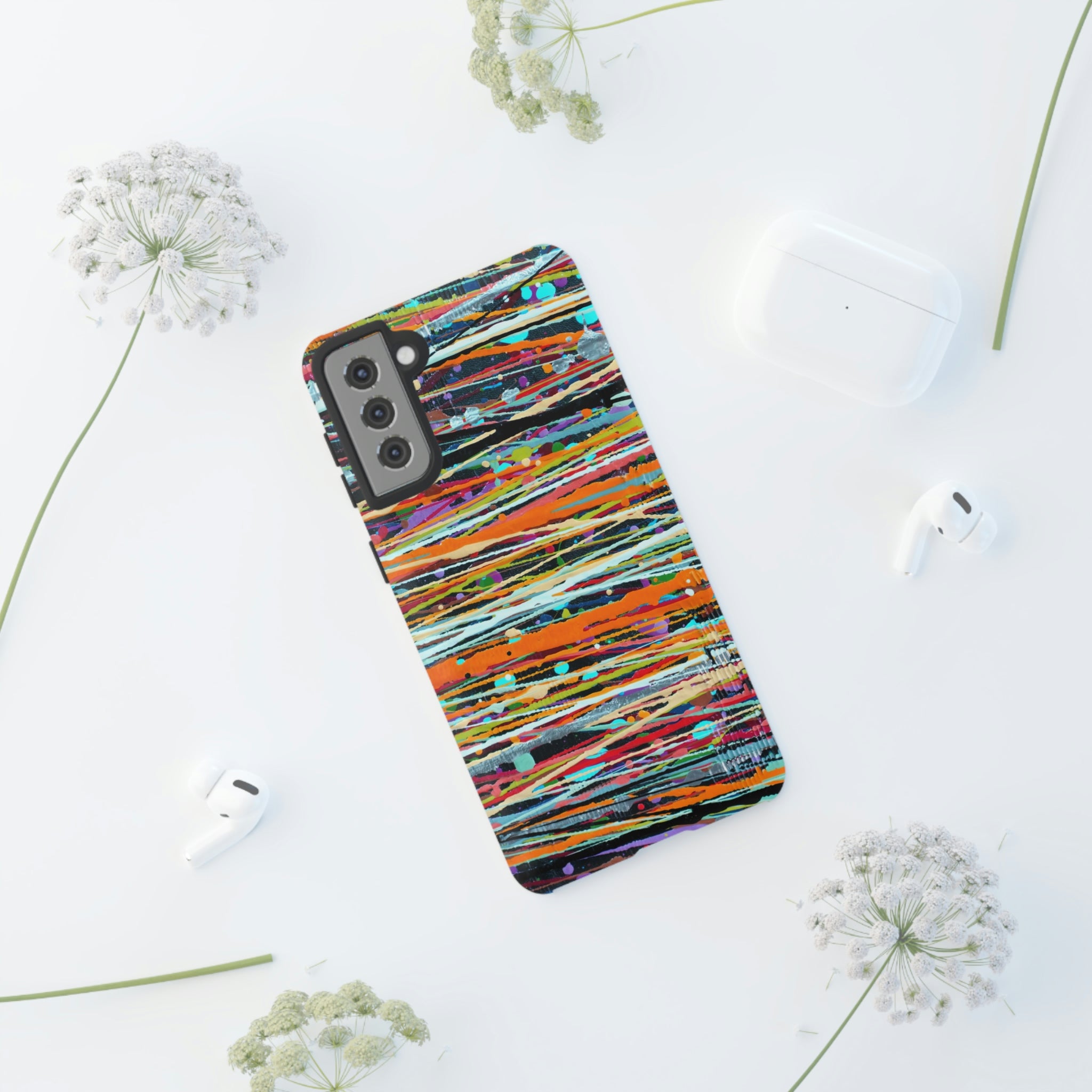 Stripe Art Android Case (Protective) Phone Case