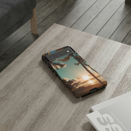 Sundown Palmtrees Android Case (Protective) Phone Case