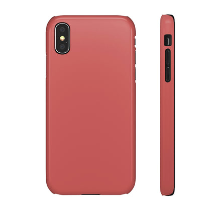 Indian Red iPhone Case (Slim) iPhone X Glossy Phone Case