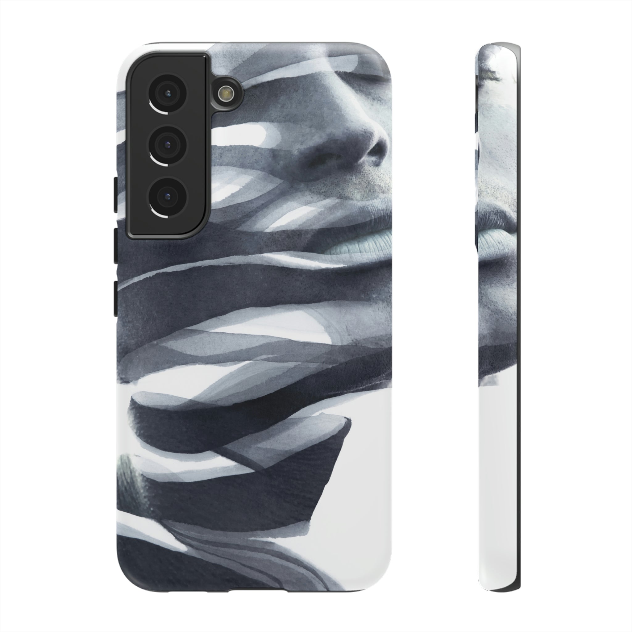 Abstract faec Android Case (Protective) Samsung Galaxy S22 Matte Phone Case